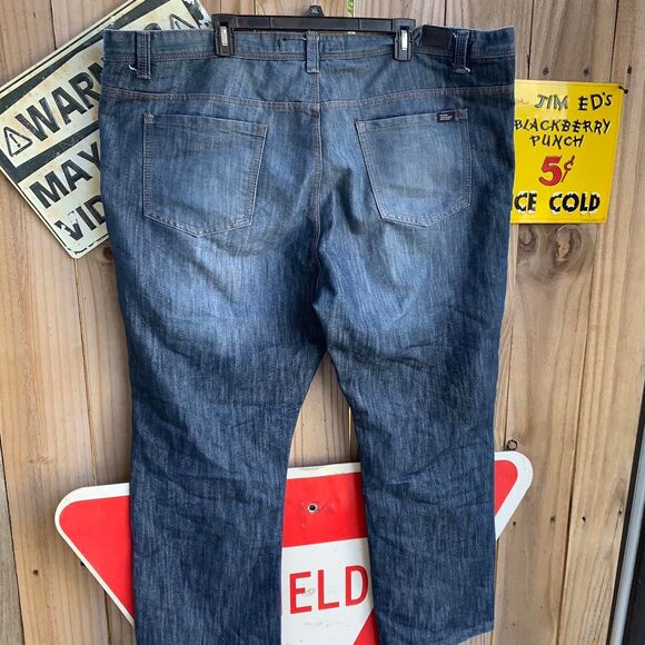 Truth Substance Men's Navy and Blue Jeans Size W46 L30 - Picture 2 of 8